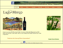 Tablet Screenshot of lagodimerlo.com